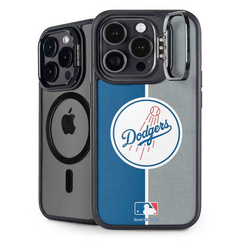 MLB Los Angeles Dodgers Split iPhone 14 Pro Kickstand Case